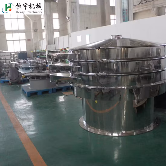 中国工場価格工業用粉末およびペレット材料円形回転式振動スクリーンふるい機